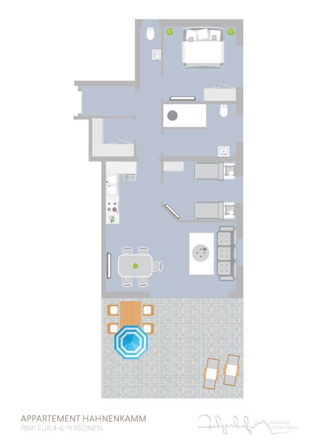 Panorama Appartements Filzerhof Kirchberg in Tirol Esterno foto